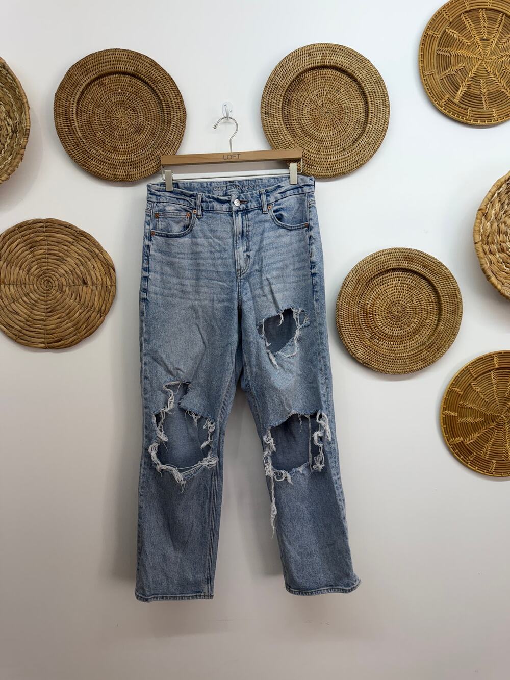 AE American Eagle Curvy 90s Straight Leg Jeans 12